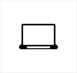 laptop icon. bitmap illustration