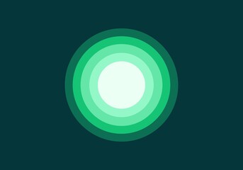 Pastel green spectrum gradient color