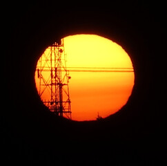 Sunrise with mast