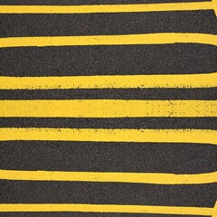 patterns and design from multiple sets of double yellow no parking lines