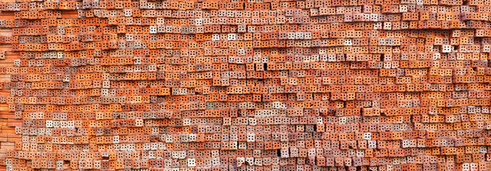 red brick wall pattern for blank background