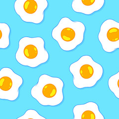 Seamless Egg Pattern - 413157760