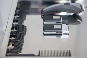 Close up picture of tools for hairstyling