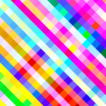 Geometric colorful background. Abstract squared pattern, colorf elements. Vector design for banners, flyers, business cards, invitations, wallpaper, cover. Business or technology presentation © Alla