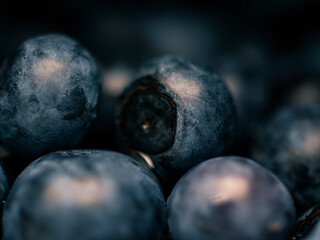 close up of blueberries