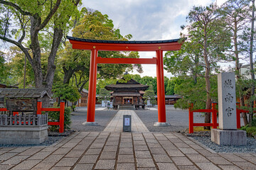 京都 城南宮 境内の風景