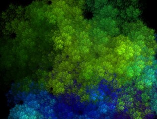 Imaginatory fractal background Image