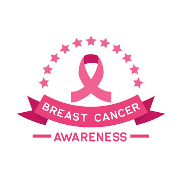 breast cancer awareness logo for men and women infographic