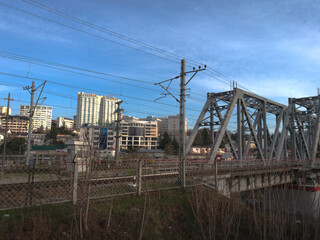 Railway. Bridge