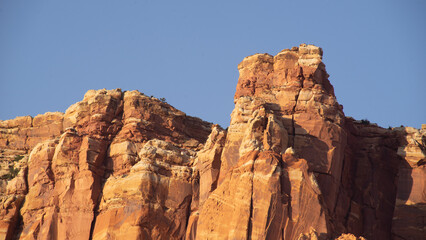 Rock pillars in Capitol Reef National Park, Utah, on Nov. 10, 2019