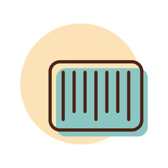 Barcode vector icon. E-commerce sign
