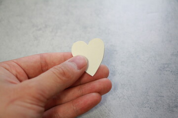 Fototapeta premium 白いハート