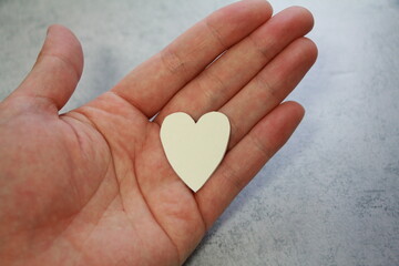 Fototapeta premium 白いハート