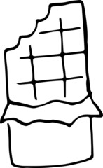 Sweets Valentines day,  Cute tea time. Hand draw