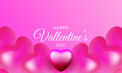 Obraz na płótnie Canvas Valentines Day vector illustration. Happy Valentines Day Background vector