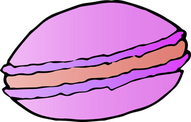 Sweets valentines day. Candy and more. Hand draw