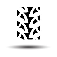 Bike Tyre Print Icon