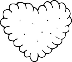 Sweets valentines day. Candy and more. Hand draw