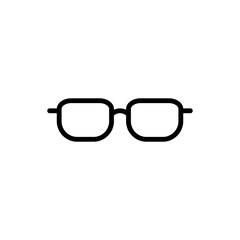 Fototapeta premium Eyeglasses Flat Icon Design Vector Template Illustration