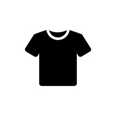 T-shirt Flat Icon Design Vector Template Illustration