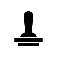 Rubber Stamp Flat Icon Design Vector Template Illustration