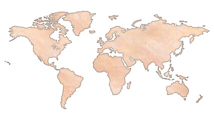 map of the world world map color red inside inner shadow.