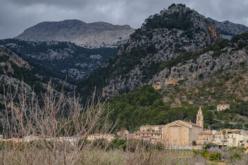 Fototapeta na wymiar Masanella peak, 1364 meters, Caimari, Mallorca, Balearic Islands, Spain