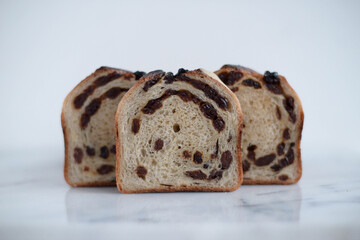 I baked a loaf of raisin bread.