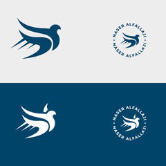 Collection bird logo design, simple modern icon bird. vector eps 10, easy editable.