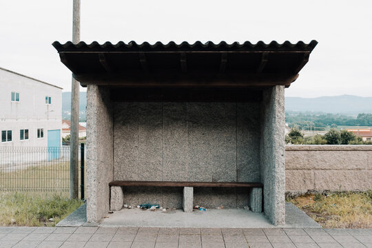 Bus stop house in Portugal