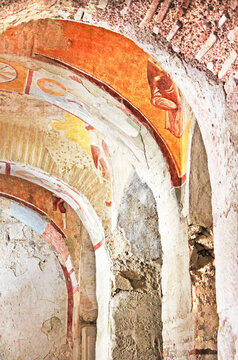 Ceiling In St. Nicholas Church In Demre, Turkey