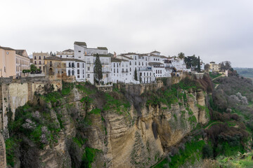 Fototapeta na wymiar the historic old town of Ronda in Andalusia
