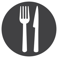 Restaurant icon vector isolated on white background. Restaurant icon in flat style. Template for app, label, logo, menu and web site. Restaurant icon, vector illustration