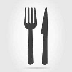 Restaurant icon vector isolated on white background. Restaurant icon in flat style. Template for app, label, logo, menu and web site. Restaurant icon, vector illustration