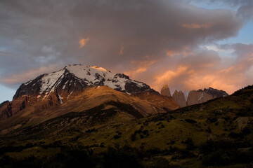Sunrise at Torres del Paine