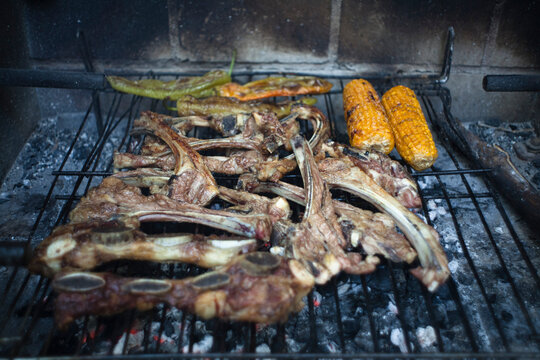 bbq - Barbacoa de costillas de cordero a la brasa