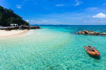 Obraz premium Tropical beach at Koh Maiton island, Phuket,Thailand