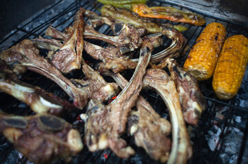 Costillas de cordero a la brasa 