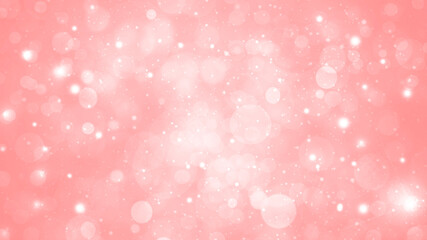 Soft pink bokeh background with circles and flashes © Alrika 