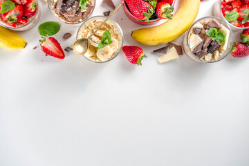 Set fruit overnight oatmeal