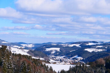 Winter in der buckligen Welt, südliches Niederösterreich