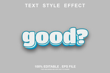 good text effect editable
