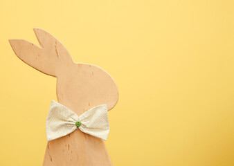 easter card with bunny