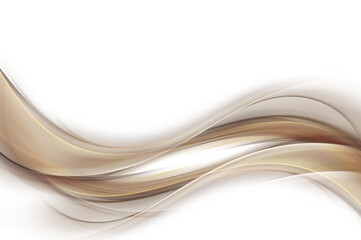 Texture de vagues abstraites modernes marron et or. Arrière-plan effet de motif flou.