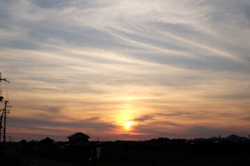 夕日　Sunset
