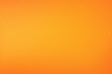 Pop art colorful comics book magazine cover. Polka dots orange and yellow background. Cartoon funny retro pattern. Vector halftone illustration. 90-s style. Template design for poster, card, flyer.