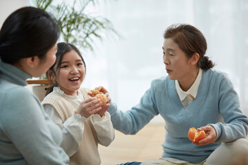 happy young female people