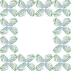 Watercolor frame sea shells on white background, Watercolor frame,  sea shells , white background watercolor wreath shells, clipart sea life
