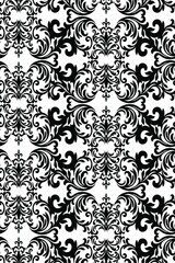 Set of Oriental vector damask patterns for greeting cards and wedding invitations.