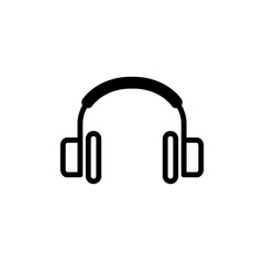 Earphone Headset Icon Design Vector Template Illustration